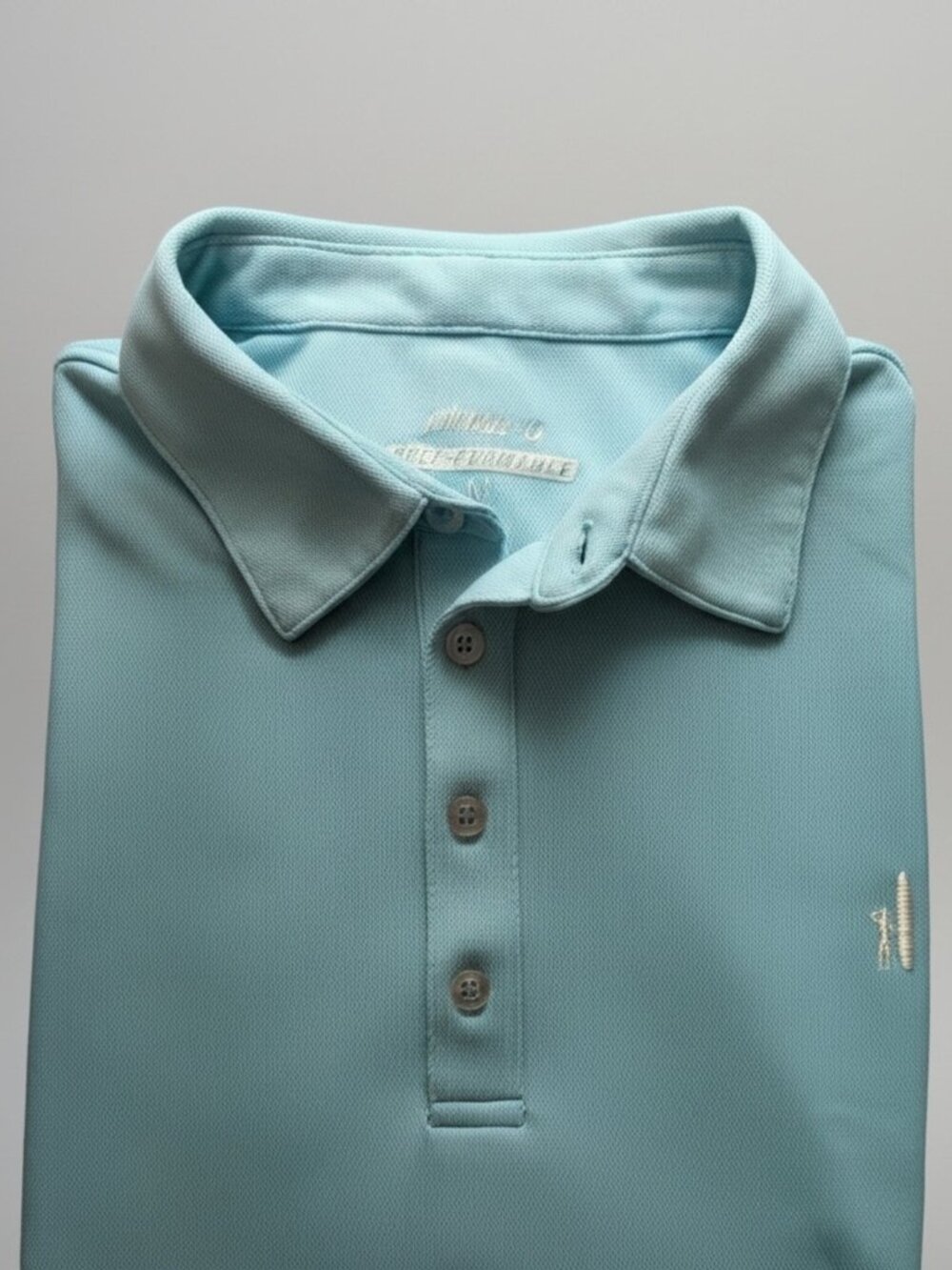 johnnie-O Men’s Polo in Aqua Blue